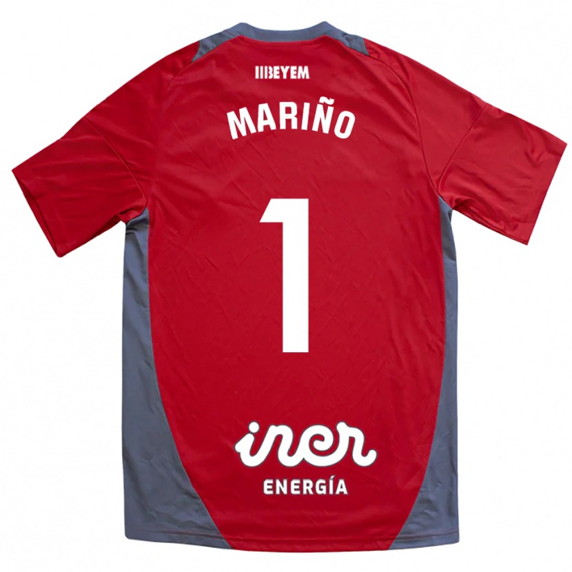 Danxen Herren Diego Mariño #1 Rot Grau Auswärtstrikot Trikot 2025/26 T-Shirt Schweiz