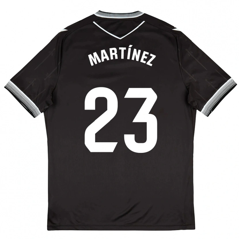 Danxen Herren Jan Martínez #23 Schwarz Weiß Auswärtstrikot Trikot 2025/26 T-Shirt Schweiz