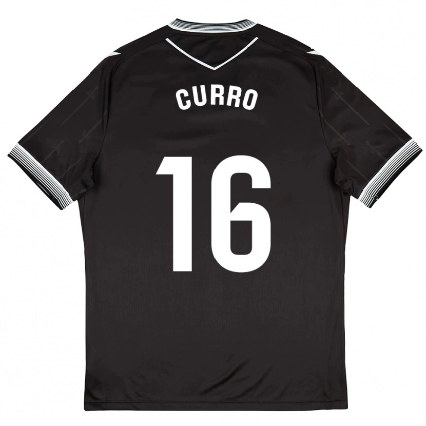 Danxen Herren Curro Sánchez #16 Schwarz Weiß Auswärtstrikot Trikot 2025/26 T-Shirt Schweiz