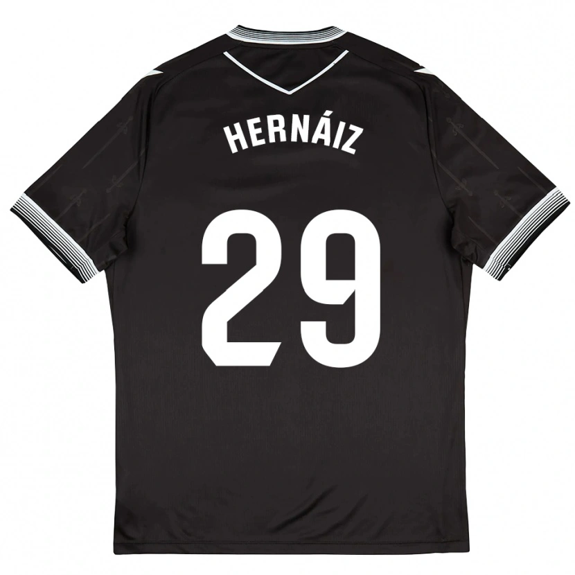 Danxen Herren David Hernáiz #29 Schwarz Weiß Auswärtstrikot Trikot 2025/26 T-Shirt Schweiz
