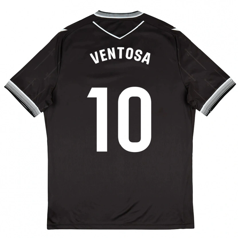 Danxen Herren Ethan Ventosa #10 Schwarz Weiß Auswärtstrikot Trikot 2025/26 T-Shirt Schweiz