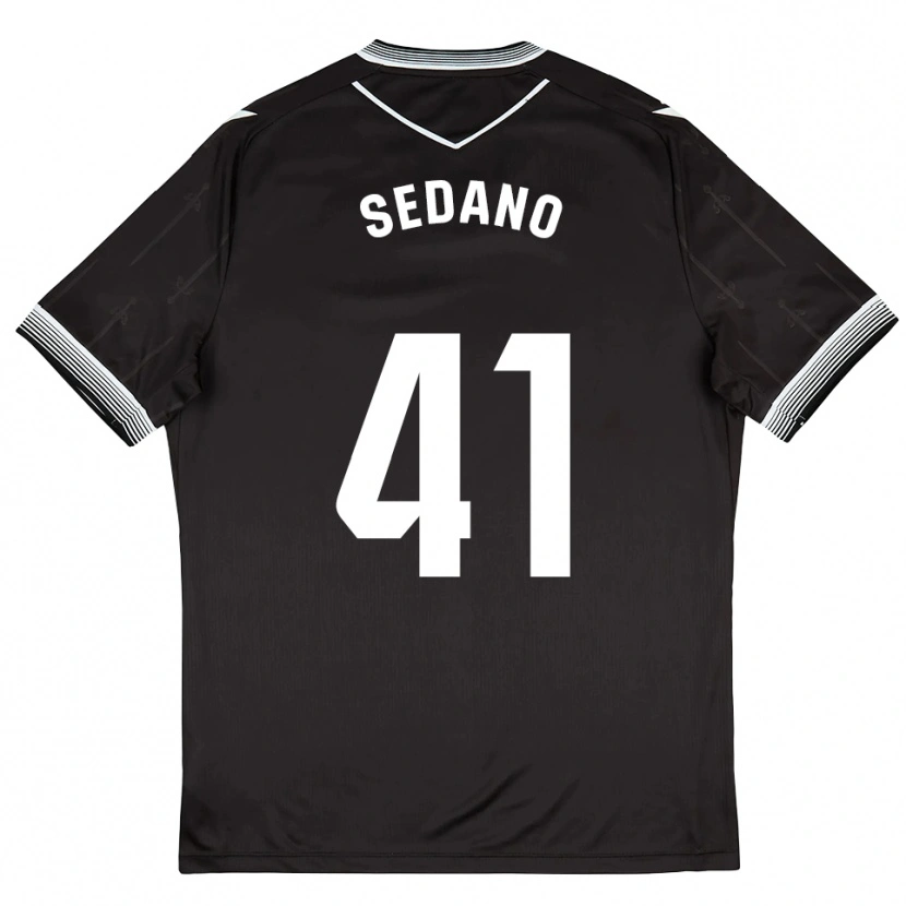Danxen Herren Hugo Sedano #41 Schwarz Weiß Auswärtstrikot Trikot 2025/26 T-Shirt Schweiz