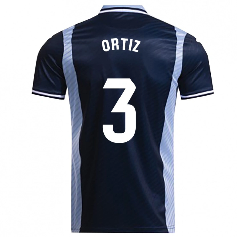 Danxen Herren Josema Ortiz #3 Marine Himmelblau Auswärtstrikot Trikot 2025/26 T-Shirt Schweiz