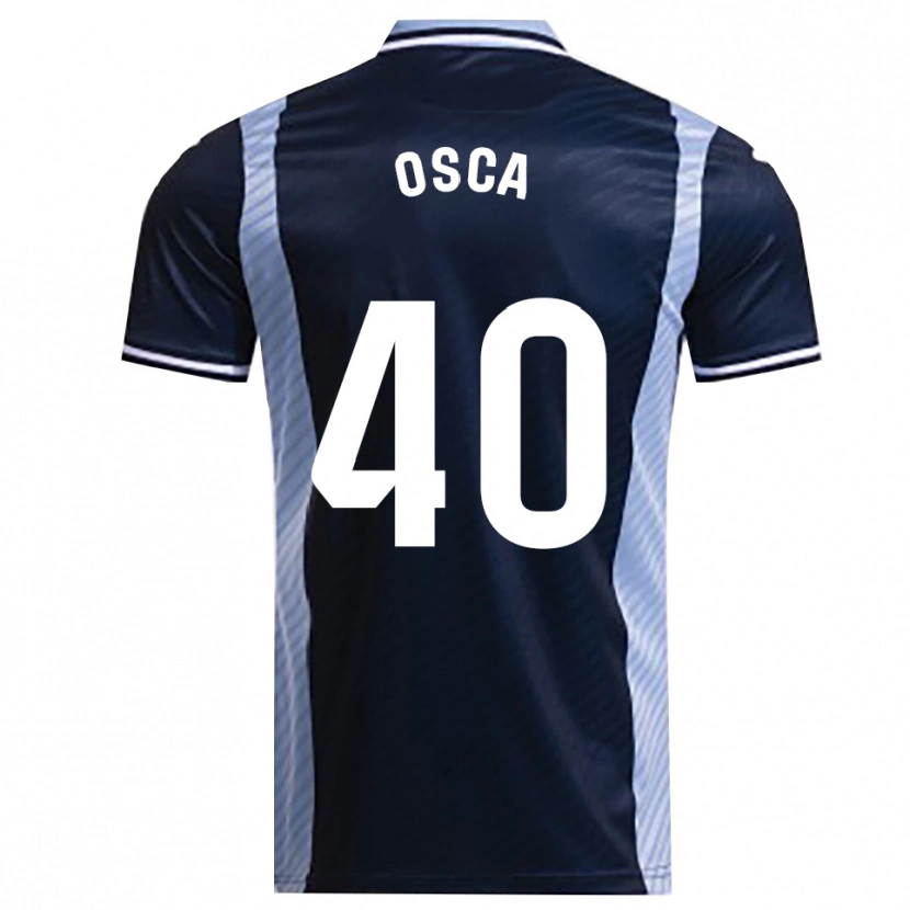 Danxen Herren Cristian Osca #40 Marine Himmelblau Auswärtstrikot Trikot 2025/26 T-Shirt Schweiz