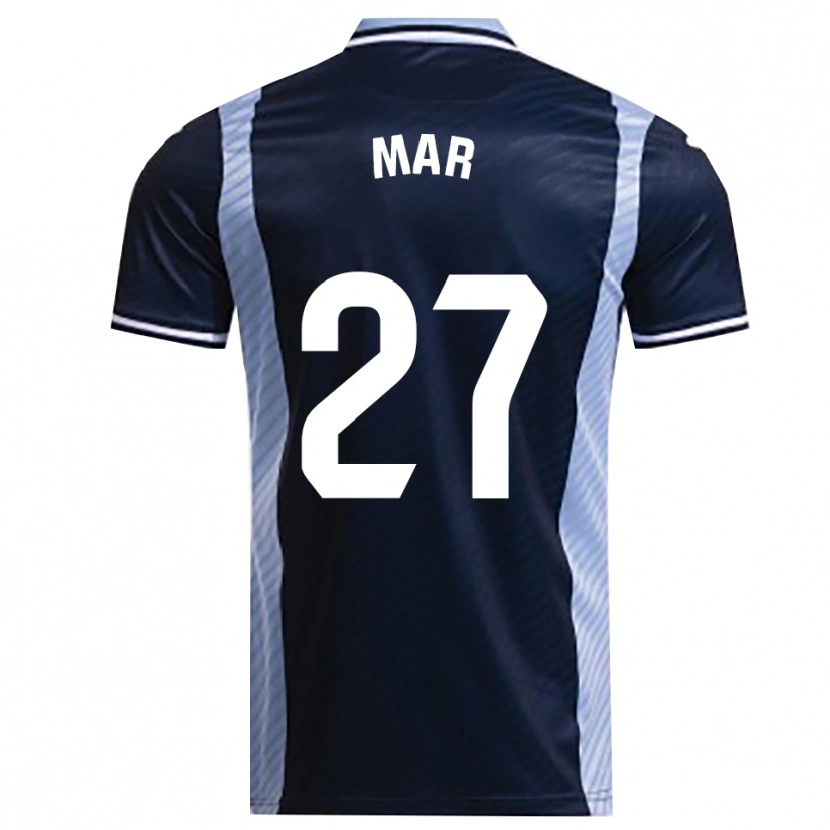 Danxen Herren Mar Gómez Orzaez #27 Marine Himmelblau Auswärtstrikot Trikot 2025/26 T-Shirt Schweiz