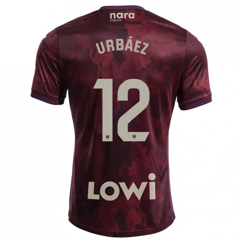 Danxen Herren Joao Urbáez #12 Burgunderrot Weiß Auswärtstrikot Trikot 2025/26 T-Shirt Schweiz