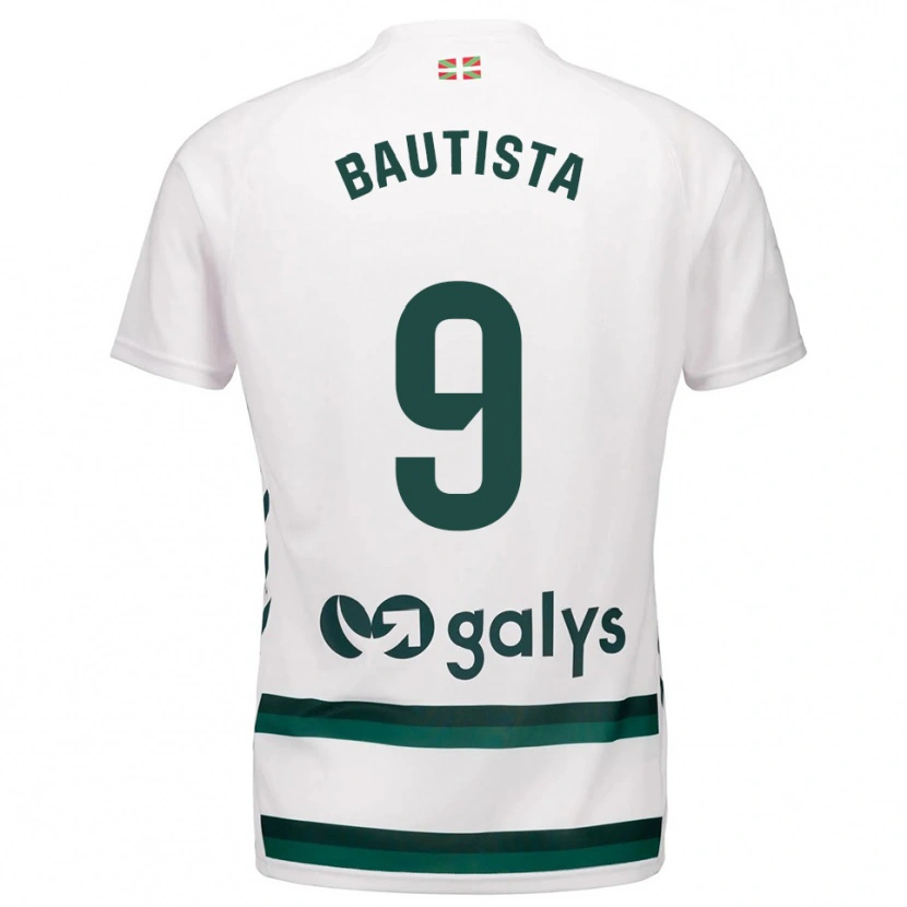 Danxen Herren Jon Bautista #9 Weiß Grün Auswärtstrikot Trikot 2025/26 T-Shirt Schweiz