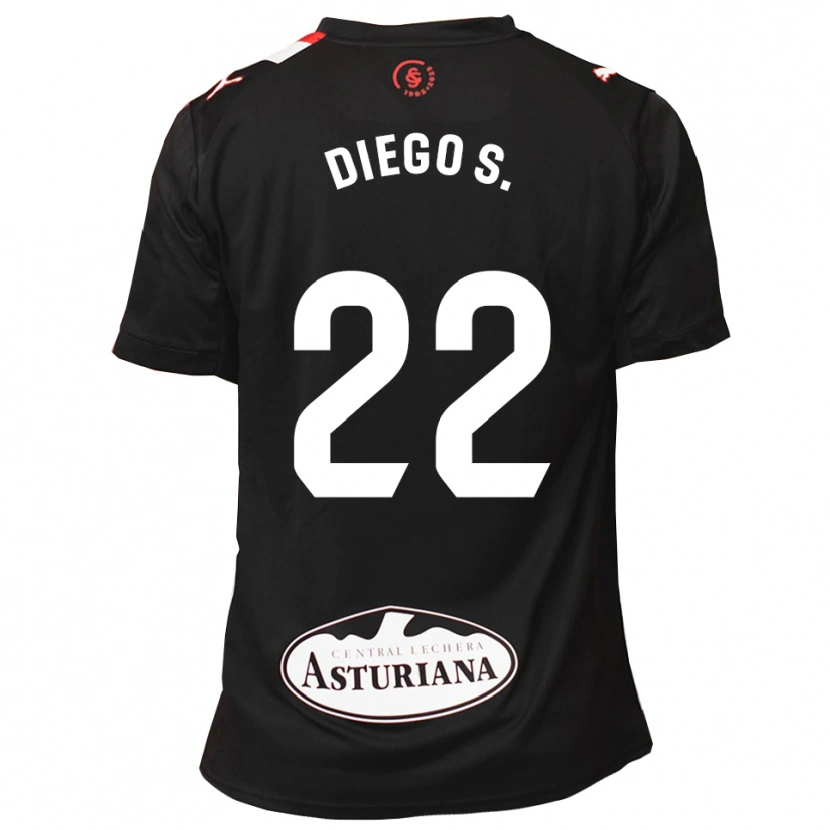 Danxen Herren Diego Sánchez #22 Schwarz Weiß Auswärtstrikot Trikot 2025/26 T-Shirt Schweiz