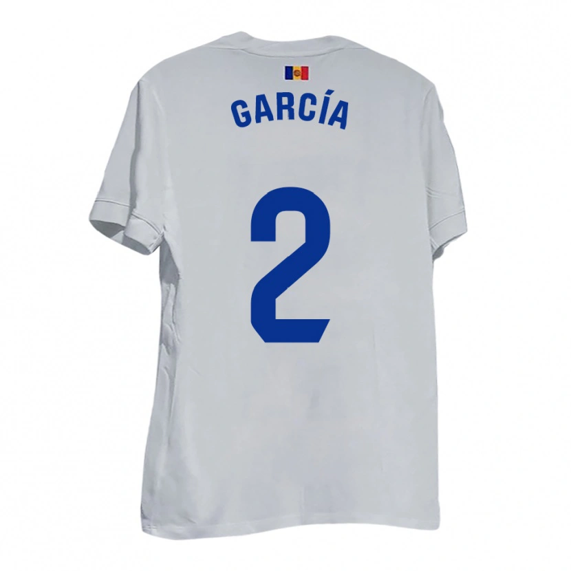 Danxen Herren Cerni García #2 Weiß Blau Gelb Auswärtstrikot Trikot 2025/26 T-Shirt Schweiz