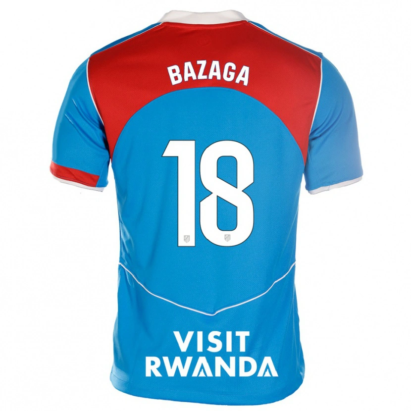 Danxen Herren Óscar Bazaga #18 Blau Weiß Ausweichtrikot Trikot 2025/26 T-Shirt Schweiz