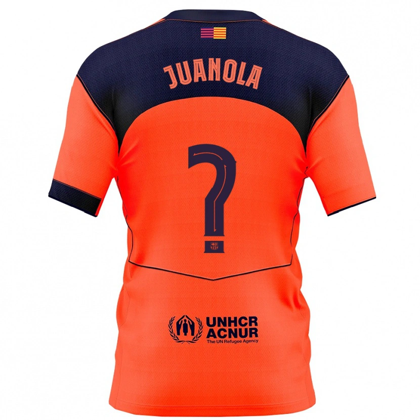 Danxen Herren Mika Juanola #0 Orange Marine Ausweichtrikot Trikot 2025/26 T-Shirt Schweiz