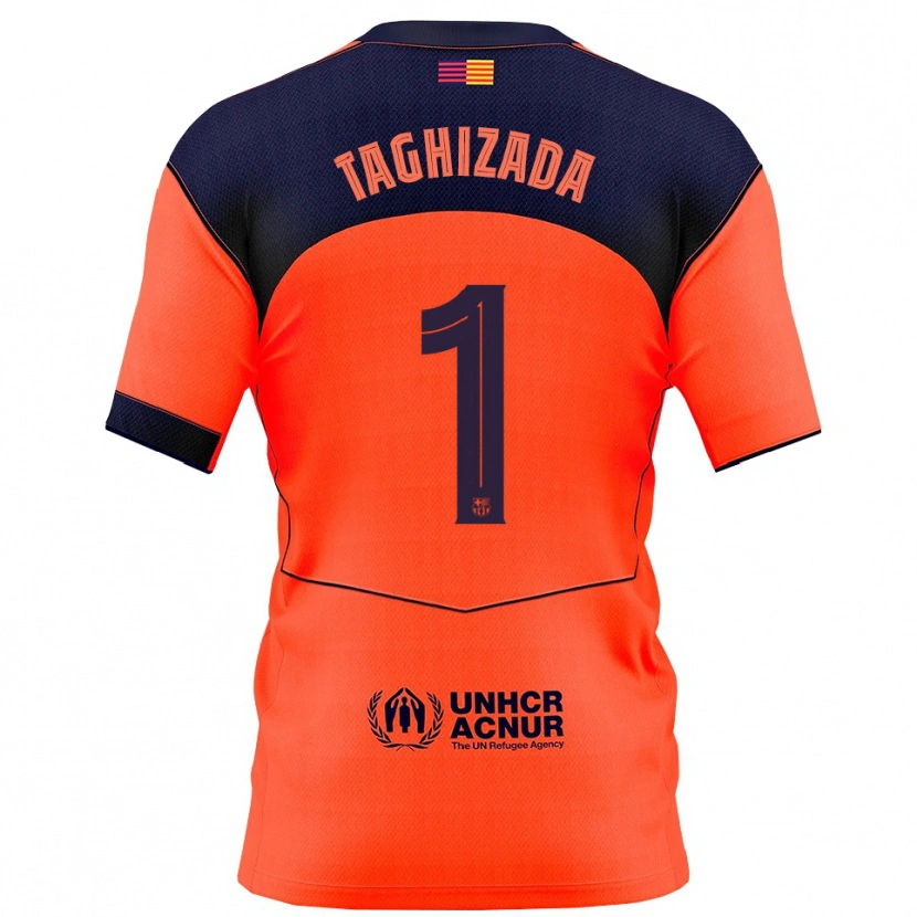 Danxen Herren Eldar Taghizada #1 Orange Marine Ausweichtrikot Trikot 2025/26 T-Shirt Schweiz