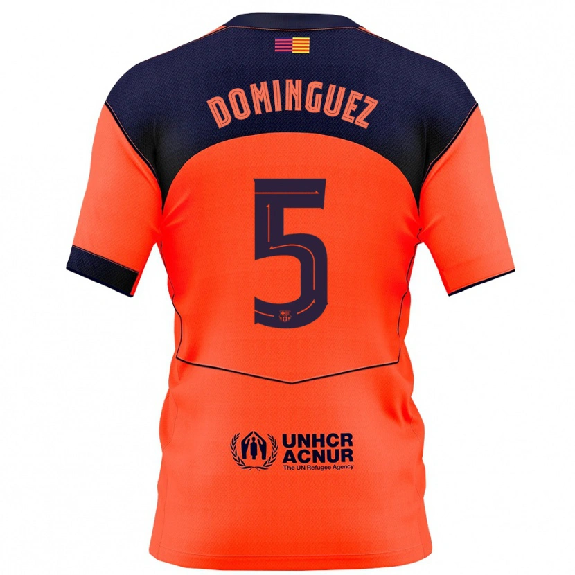 Danxen Herren Sergi Dominguez #5 Orange Marine Ausweichtrikot Trikot 2025/26 T-Shirt Schweiz