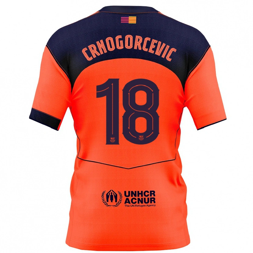 Danxen Herren Ana-Maria Crnogorcevic #18 Orange Marine Ausweichtrikot Trikot 2025/26 T-Shirt Schweiz