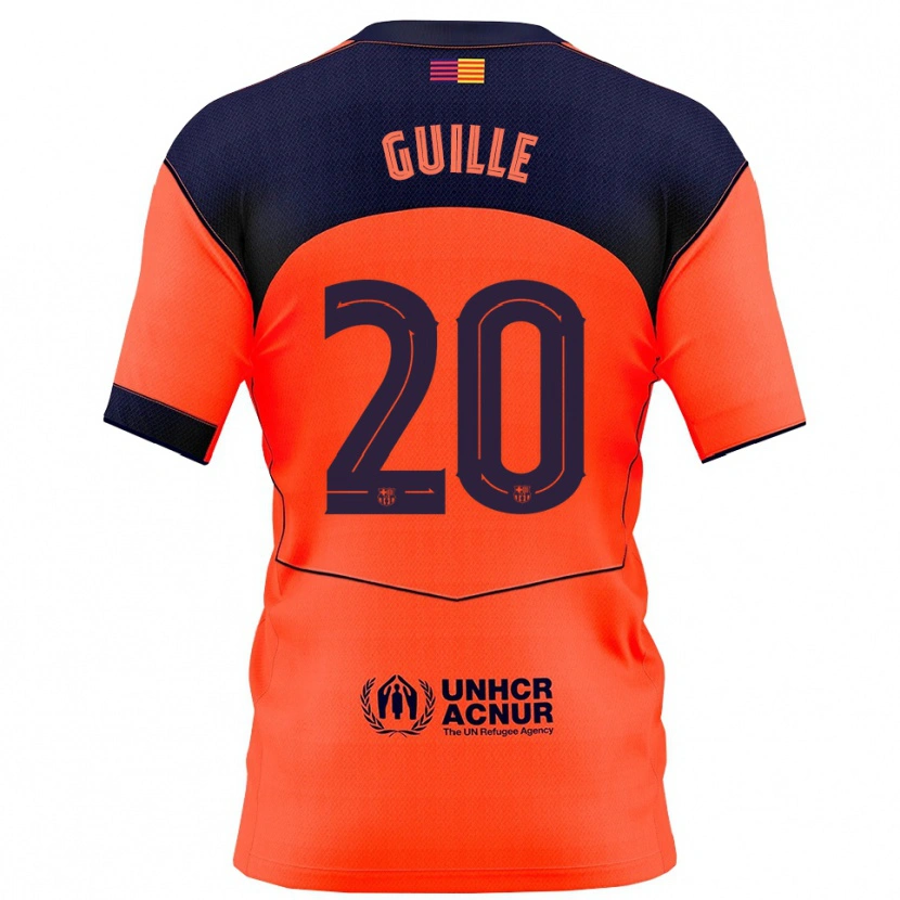 Danxen Herren Guille Fernández #20 Orange Marine Ausweichtrikot Trikot 2025/26 T-Shirt Schweiz
