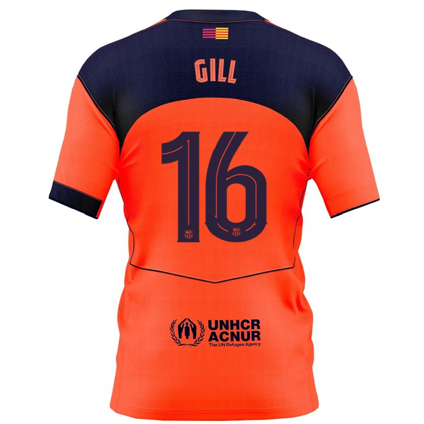 Danxen Herren Adrian Gill #16 Orange Marine Ausweichtrikot Trikot 2025/26 T-Shirt Schweiz