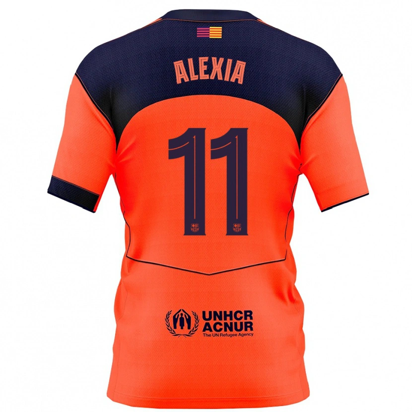 Danxen Herren Alexia Putellas #11 Orange Marine Ausweichtrikot Trikot 2025/26 T-Shirt Schweiz