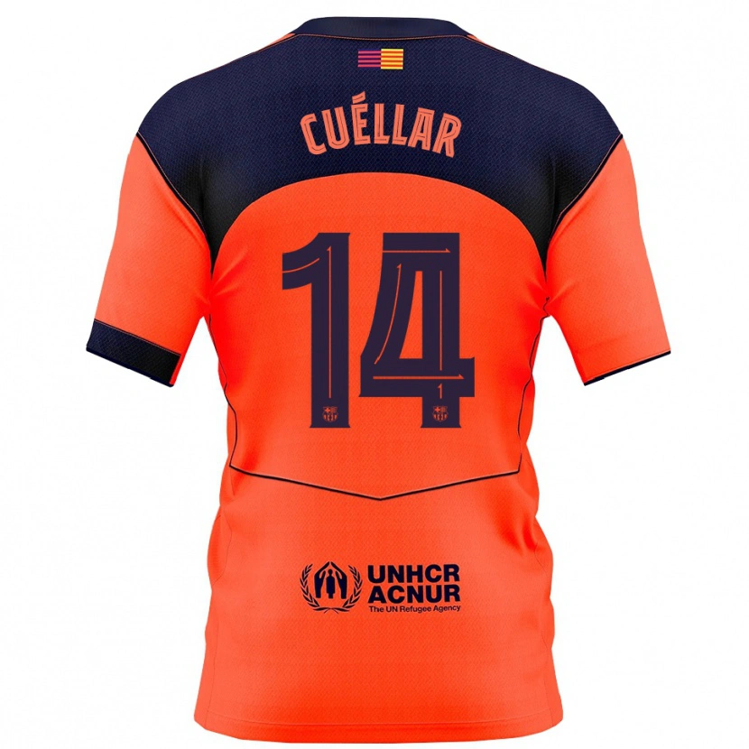 Danxen Herren Jaume Cuéllar #14 Orange Marine Ausweichtrikot Trikot 2025/26 T-Shirt Schweiz