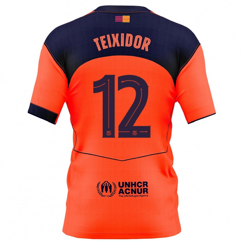 Danxen Herren Nil Teixidor #12 Orange Marine Ausweichtrikot Trikot 2025/26 T-Shirt Schweiz