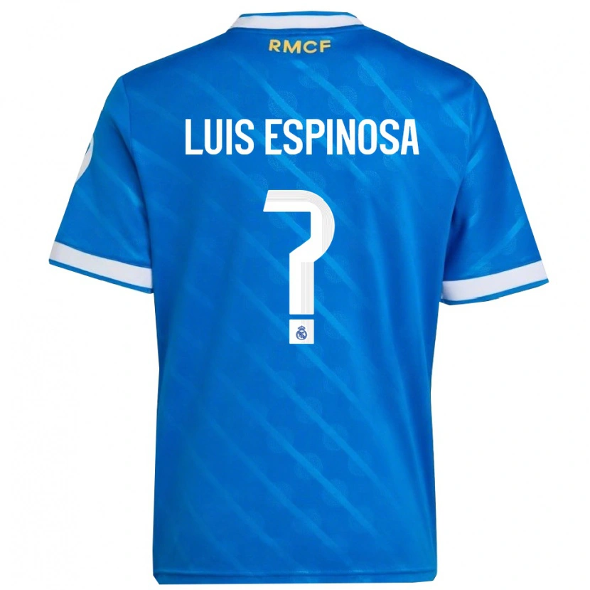 Danxen Herren José Luis Espinosa #0 Blau Weiß Ausweichtrikot Trikot 2025/26 T-Shirt Schweiz