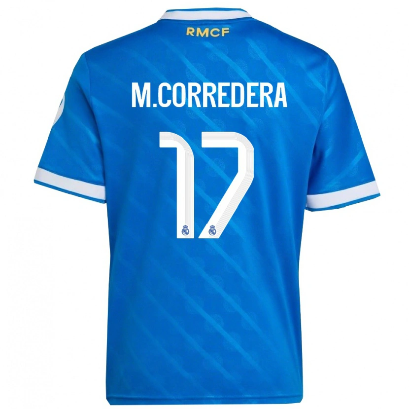 Danxen Herren Marta Corredera #17 Blau Weiß Ausweichtrikot Trikot 2025/26 T-Shirt Schweiz