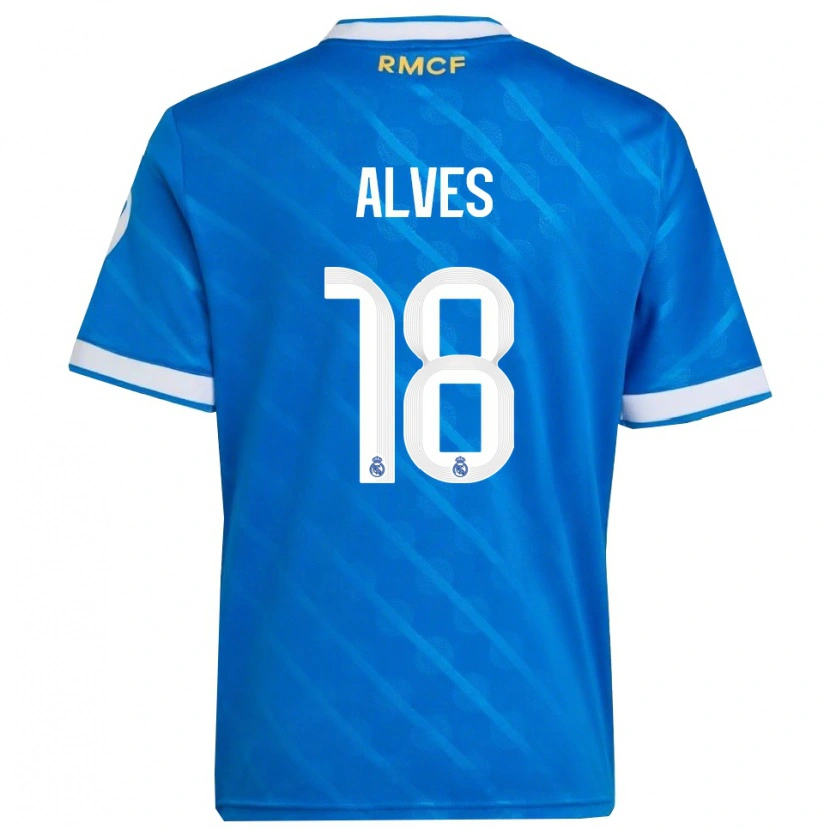 Danxen Herren Enzo Alves #18 Blau Weiß Ausweichtrikot Trikot 2025/26 T-Shirt Schweiz