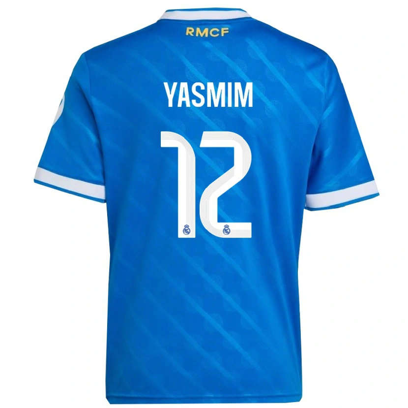 Danxen Herren Yasmim Assis Ribeiro #12 Blau Weiß Ausweichtrikot Trikot 2025/26 T-Shirt Schweiz