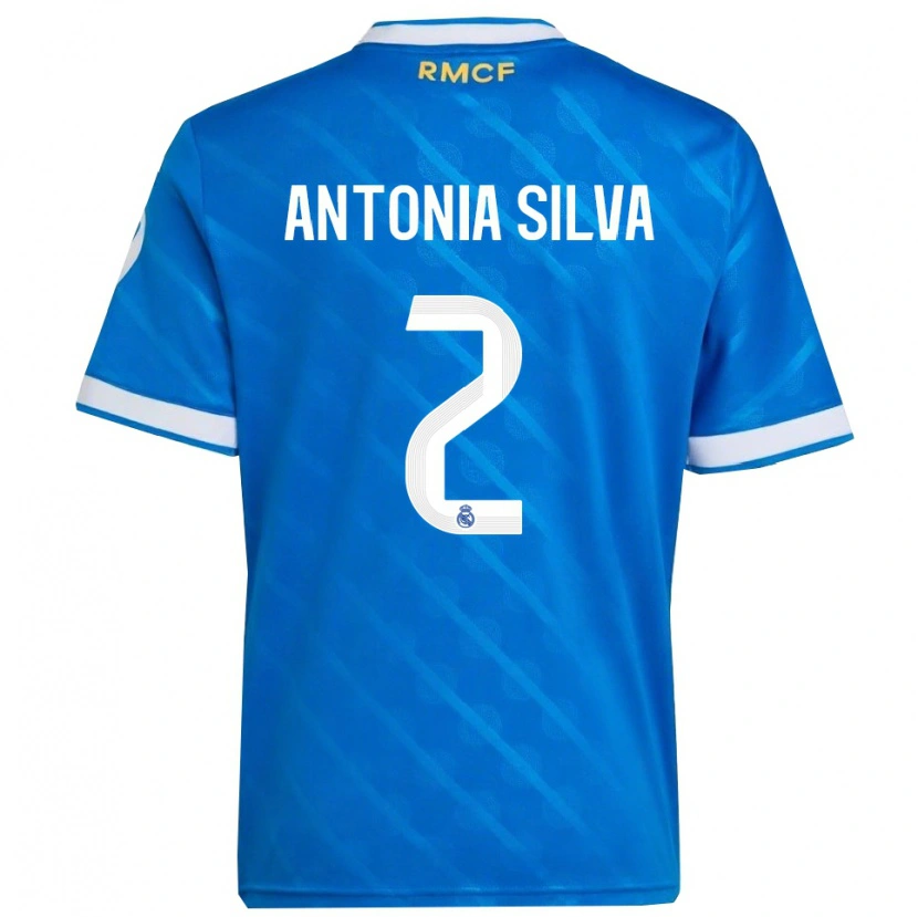 Danxen Herren Antônia Silva #2 Blau Weiß Ausweichtrikot Trikot 2025/26 T-Shirt Schweiz
