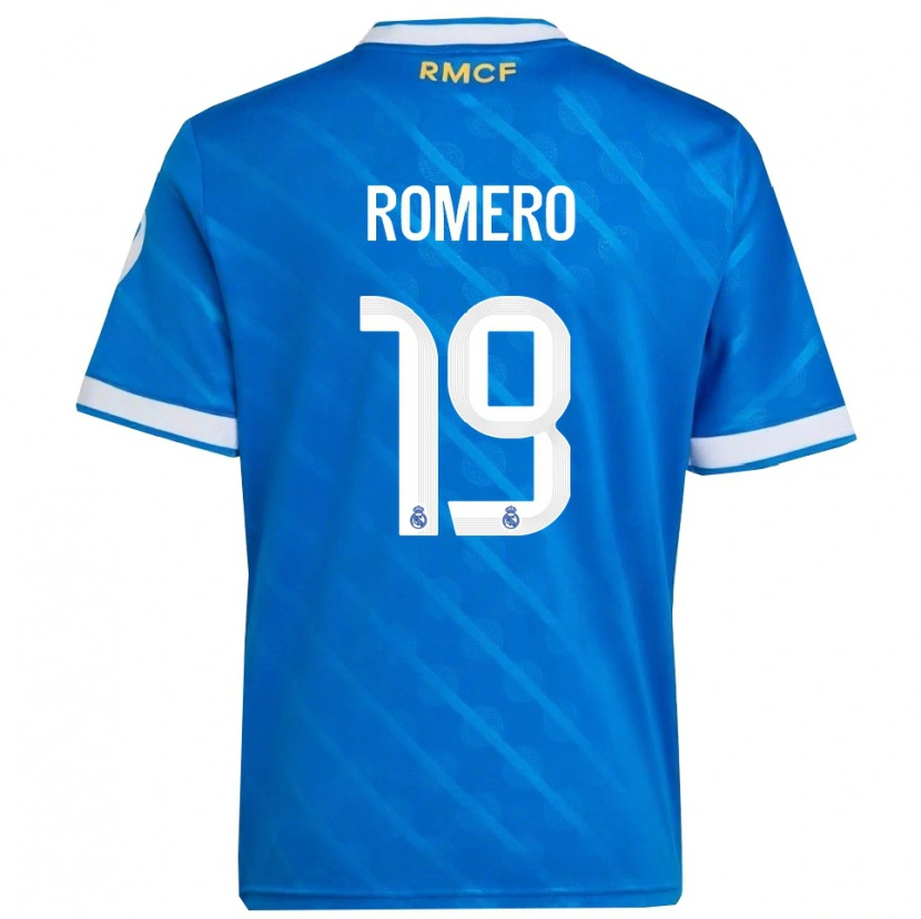 Danxen Herren Alfonso Romero #19 Blau Weiß Ausweichtrikot Trikot 2025/26 T-Shirt Schweiz