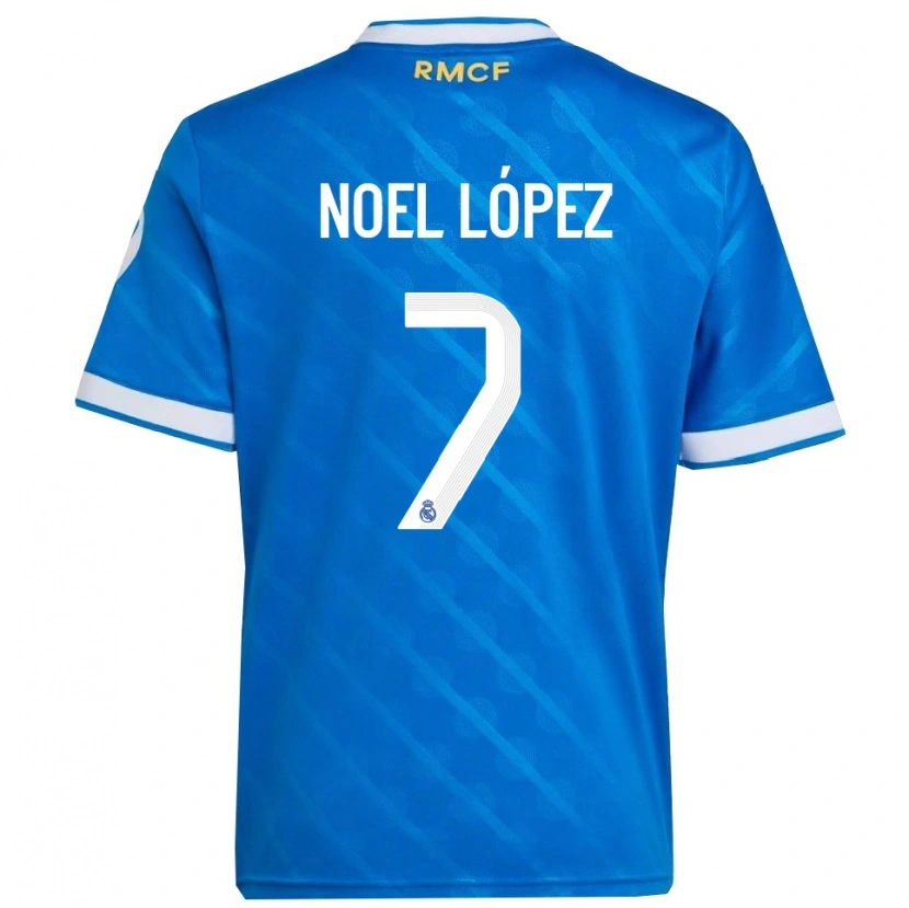 Danxen Herren Noel López #7 Blau Weiß Ausweichtrikot Trikot 2025/26 T-Shirt Schweiz