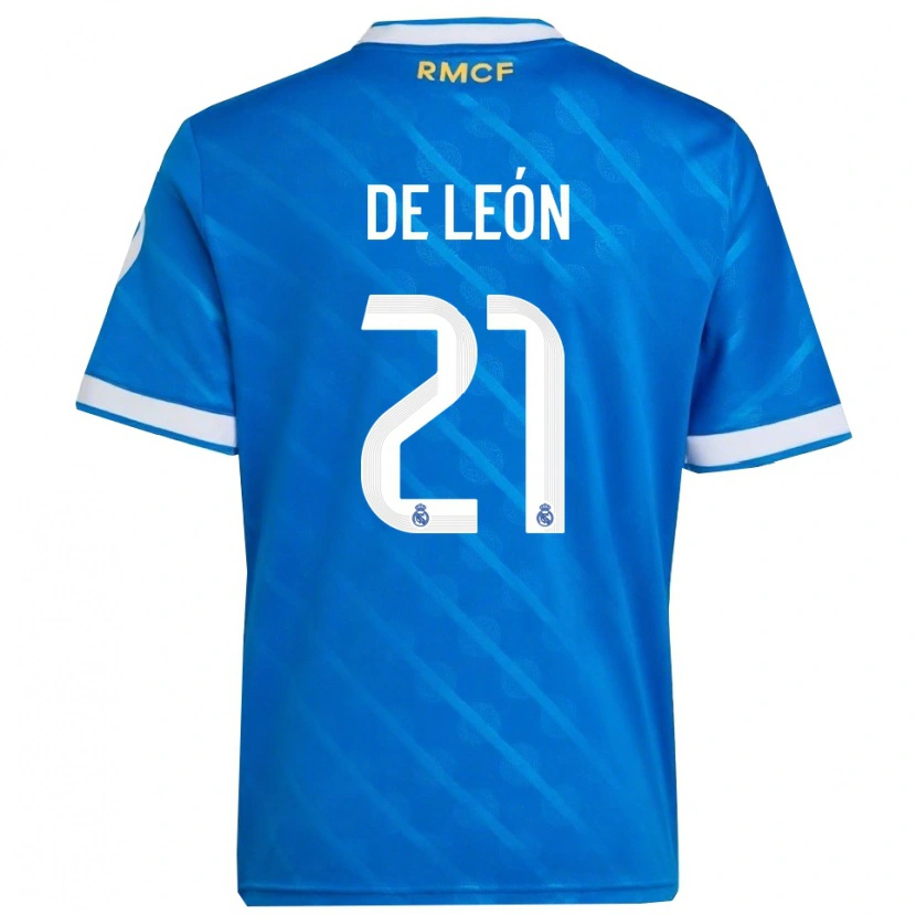 Danxen Herren Jeremy De León #21 Blau Weiß Ausweichtrikot Trikot 2025/26 T-Shirt Schweiz