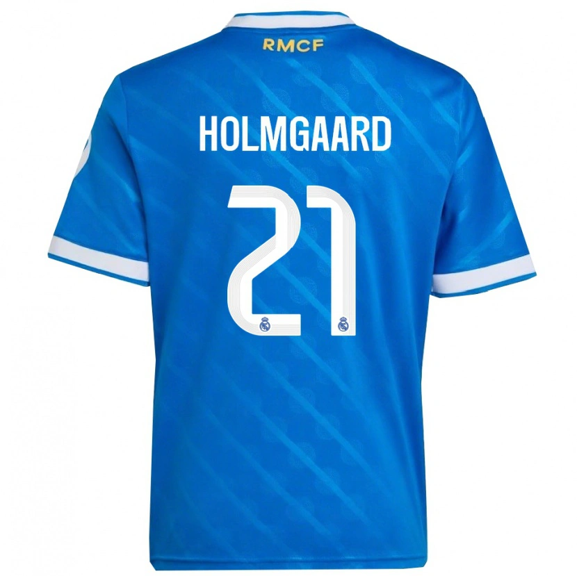 Danxen Herren Sara Rosted Holmgaard #21 Blau Weiß Ausweichtrikot Trikot 2025/26 T-Shirt Schweiz