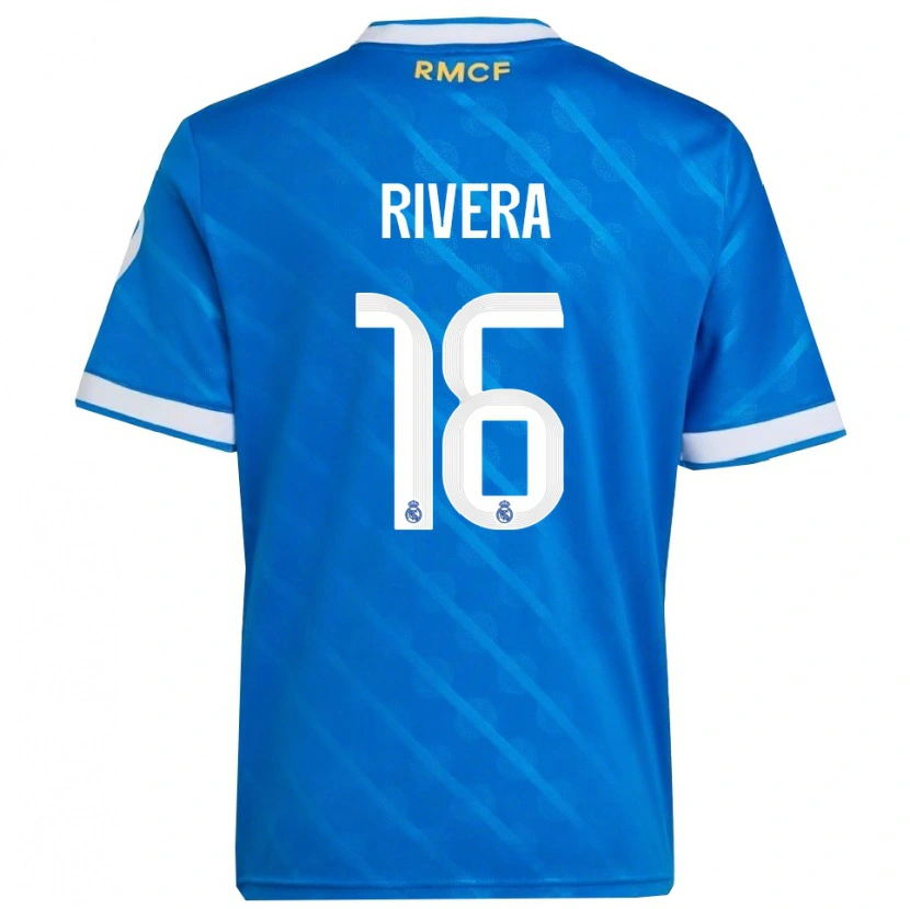 Danxen Herren Pol Rivera #16 Blau Weiß Ausweichtrikot Trikot 2025/26 T-Shirt Schweiz