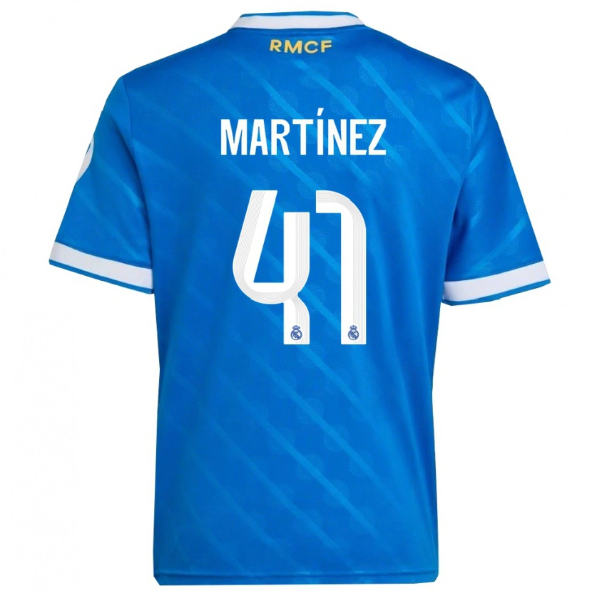 Danxen Herren Joan Martínez #41 Blau Weiß Ausweichtrikot Trikot 2025/26 T-Shirt Schweiz