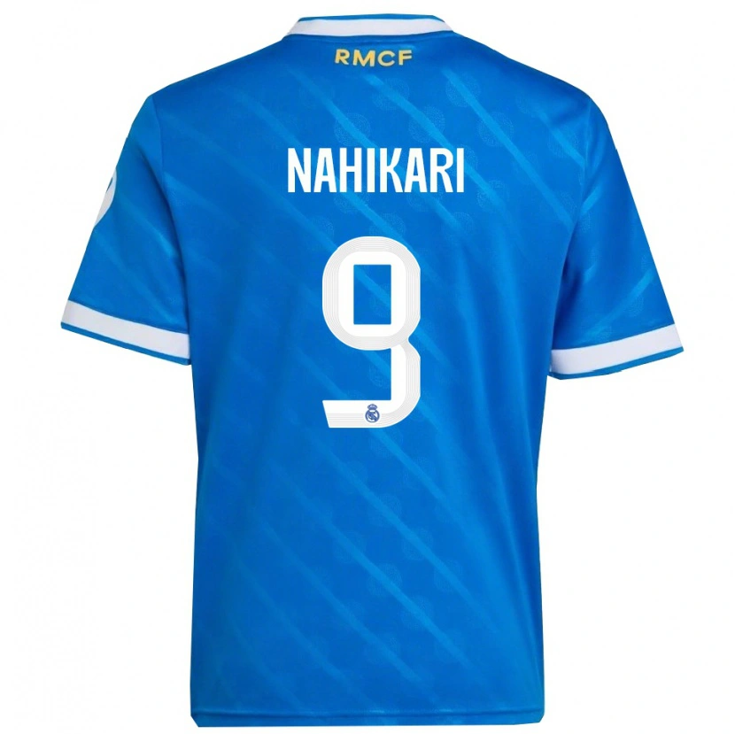 Danxen Herren Nahikari Garcia #9 Blau Weiß Ausweichtrikot Trikot 2025/26 T-Shirt Schweiz