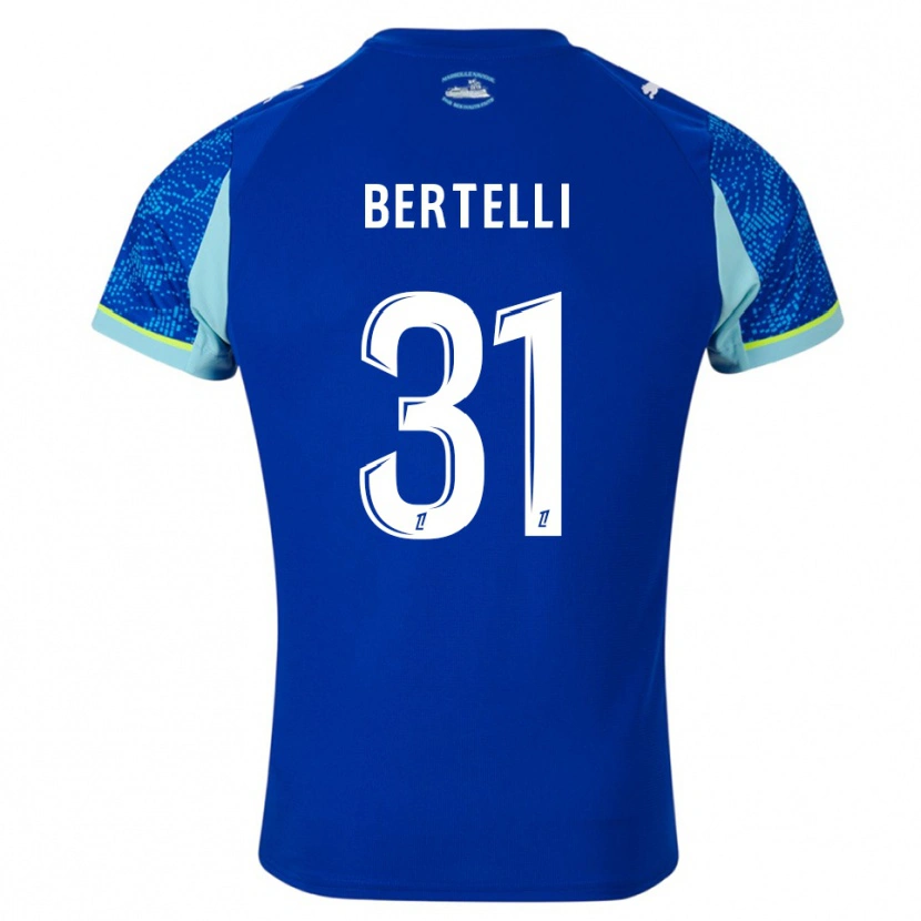 Danxen Herren Ugo Bertelli #31 Himmelblau Weiß Ausweichtrikot Trikot 2025/26 T-Shirt Schweiz