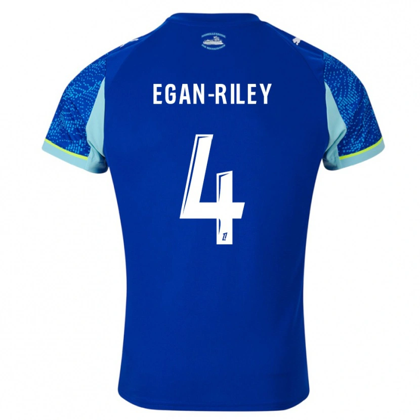 Danxen Herren Cj Egan-Riley #4 Himmelblau Weiß Ausweichtrikot Trikot 2025/26 T-Shirt Schweiz