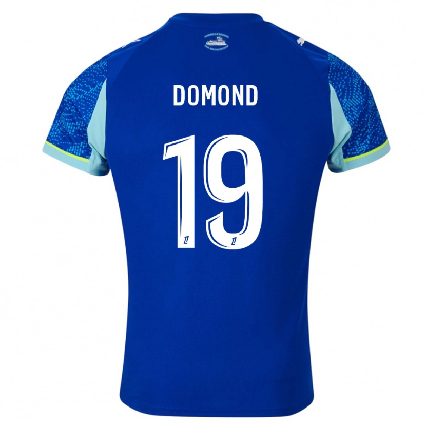 Danxen Herren Chelsea Domond #19 Himmelblau Weiß Ausweichtrikot Trikot 2025/26 T-Shirt Schweiz
