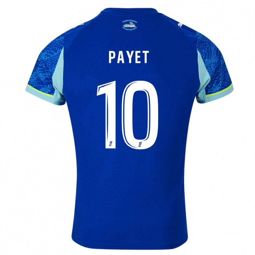Danxen Herren Dimitri Payet #10 Himmelblau Weiß Ausweichtrikot Trikot 2025/26 T-Shirt Schweiz