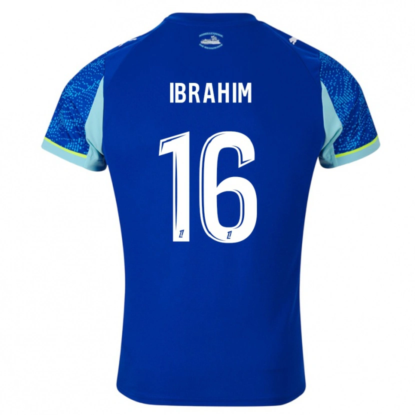 Danxen Herren Ayman Ibrahim #16 Himmelblau Weiß Ausweichtrikot Trikot 2025/26 T-Shirt Schweiz