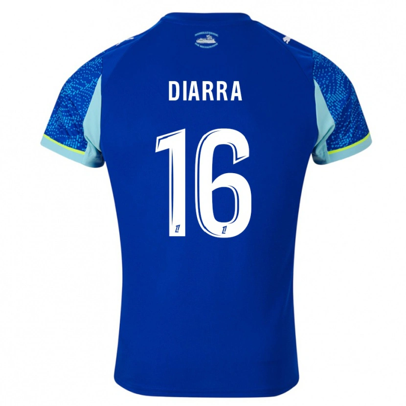 Danxen Herren Cheick Diarra #16 Himmelblau Weiß Ausweichtrikot Trikot 2025/26 T-Shirt Schweiz