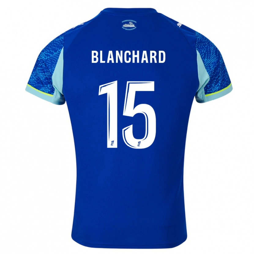 Danxen Herren Ninon Blanchard #15 Himmelblau Weiß Ausweichtrikot Trikot 2025/26 T-Shirt Schweiz