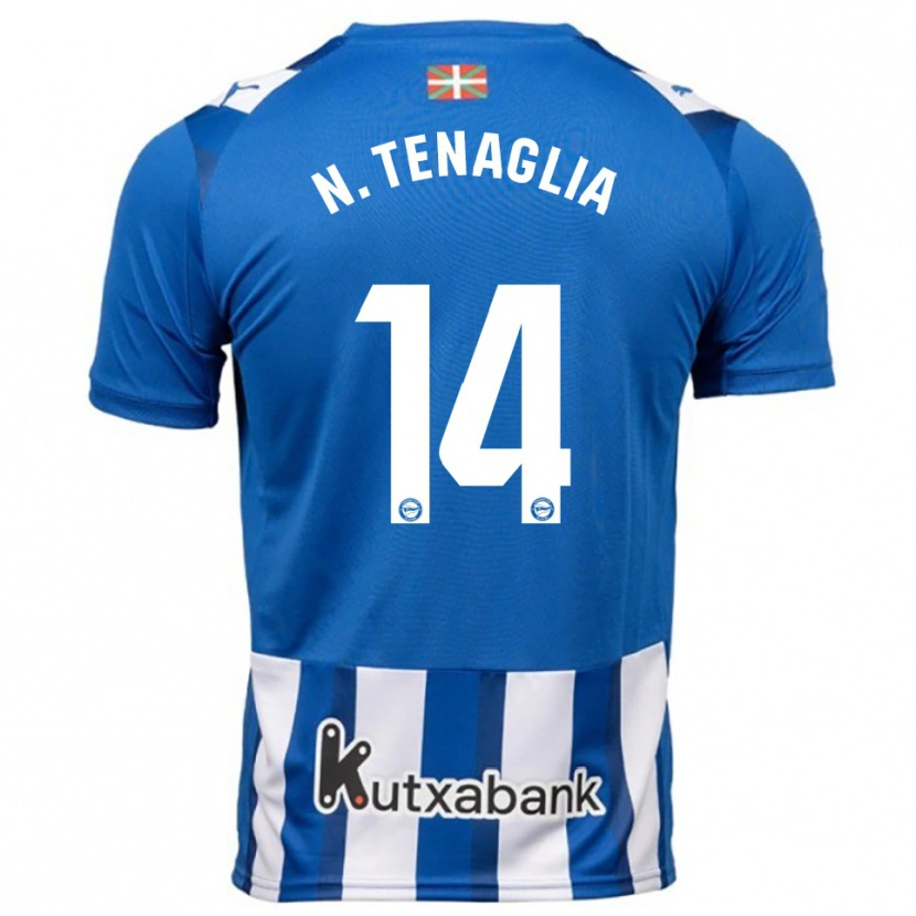 Danxen Damen Nahuel Tenaglia #14 Blau Weiß Heimtrikot Trikot 2025/26 T-Shirt Schweiz