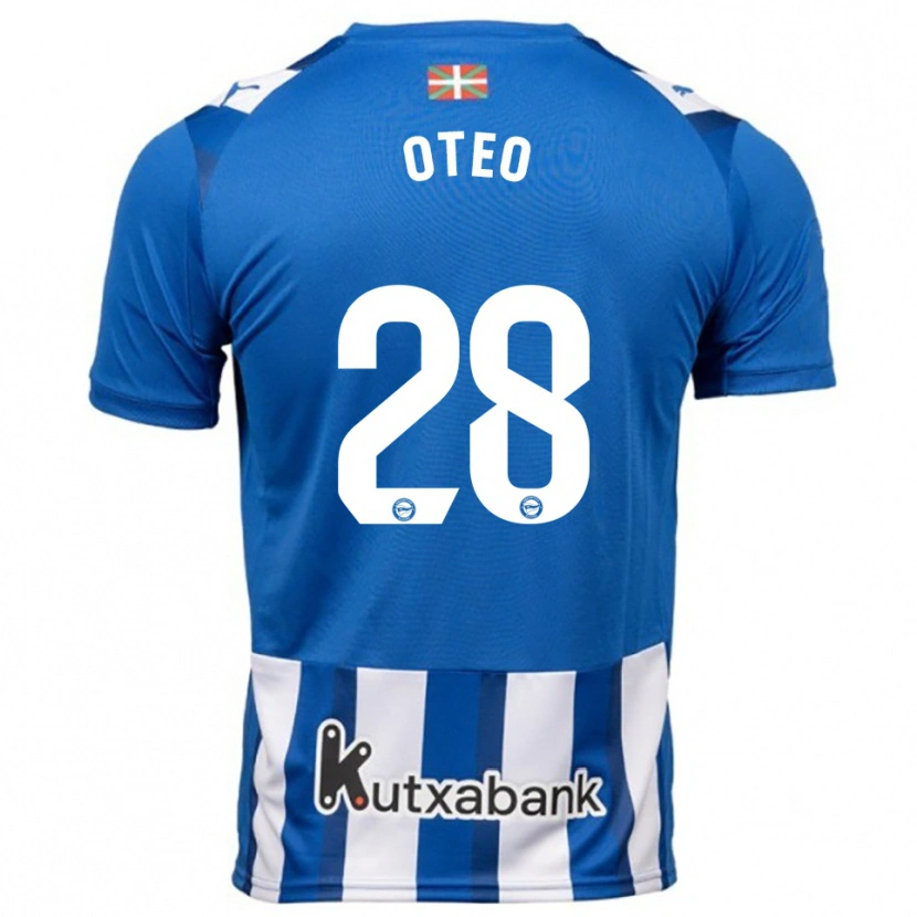 Danxen Damen Iñigo Oteo #28 Blau Weiß Heimtrikot Trikot 2025/26 T-Shirt Schweiz