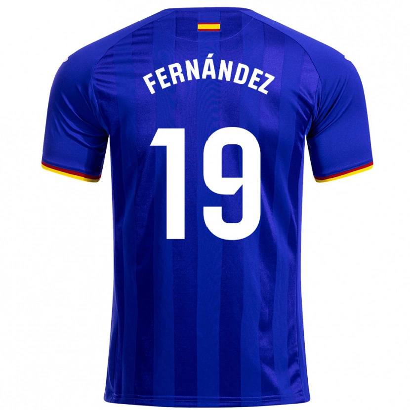 Danxen Damen Ismael Fernández #19 Blau Rot Gelb Heimtrikot Trikot 2025/26 T-Shirt Schweiz