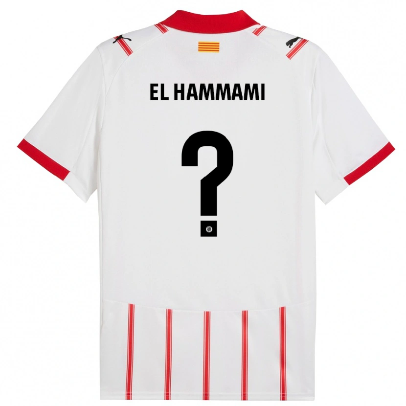 Danxen Damen Ayoub El Hammami #0 Weiß Rot Heimtrikot Trikot 2025/26 T-Shirt Schweiz