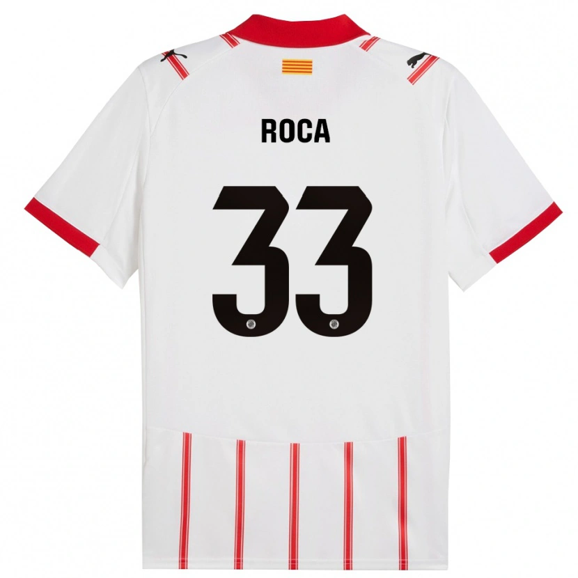 Danxen Damen Joel Roca #33 Weiß Rot Heimtrikot Trikot 2025/26 T-Shirt Schweiz