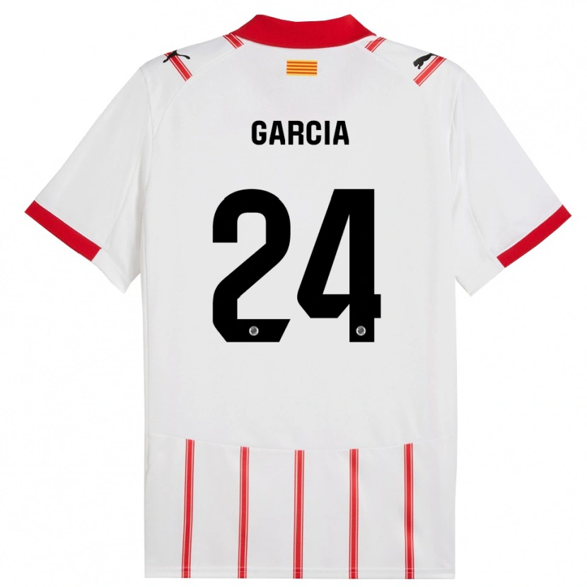 Danxen Damen Borja García #24 Weiß Rot Heimtrikot Trikot 2025/26 T-Shirt Schweiz