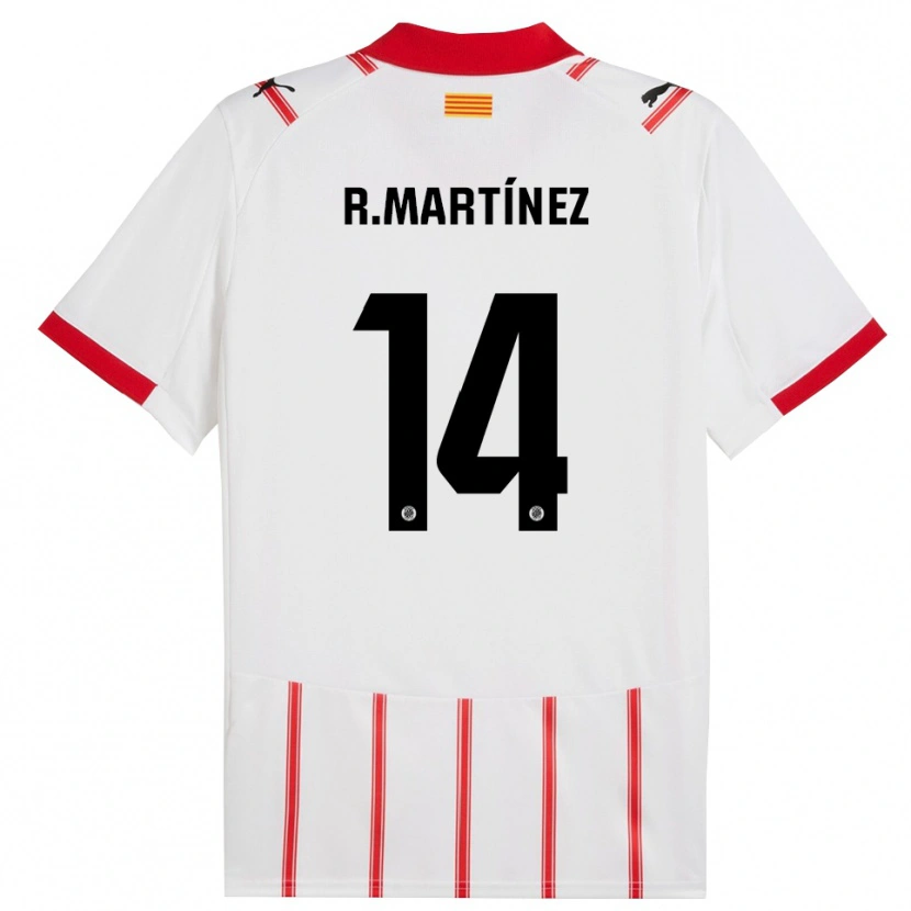 Danxen Damen Raúl Martínez #14 Weiß Rot Heimtrikot Trikot 2025/26 T-Shirt Schweiz