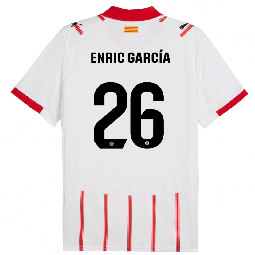 Danxen Damen Enric García #26 Weiß Rot Heimtrikot Trikot 2025/26 T-Shirt Schweiz